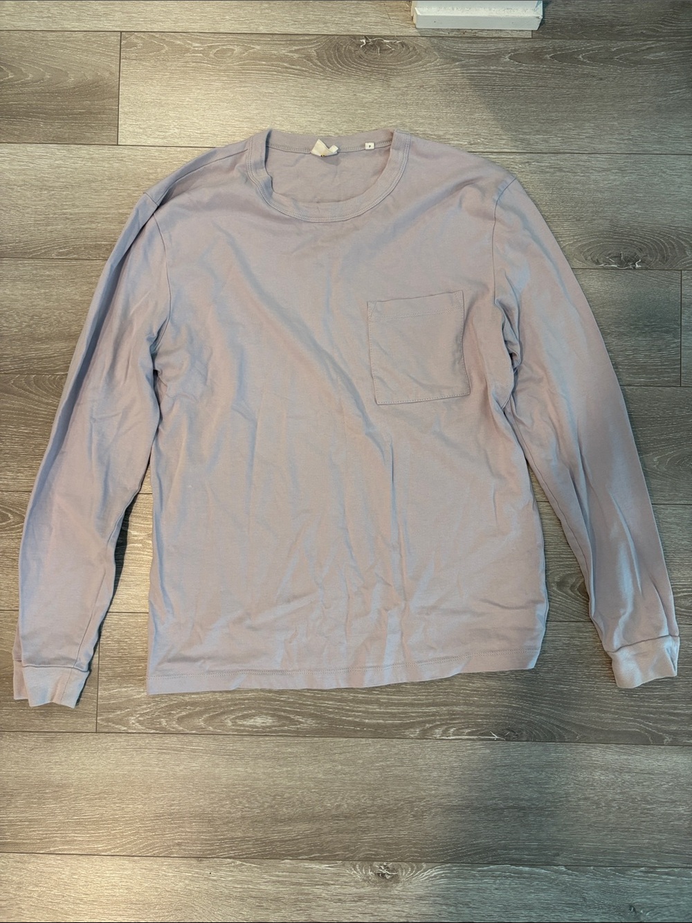 Kotn Men's Long-Sleeve Pocket Tee - Light Lavender